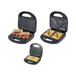 Black & Decker Sandwich Maker & Waffle Maker 750-Watt TS2090- Black amara onlinestore (2)