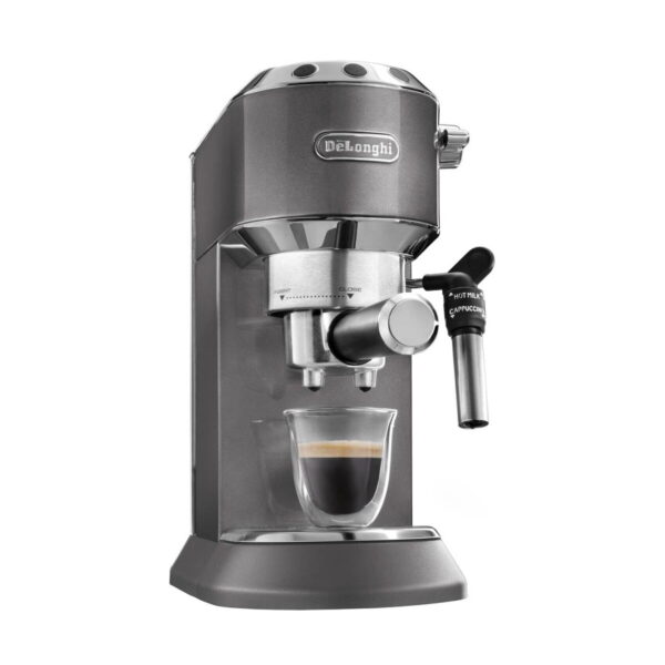 DeLonghi Dedica Metallics Coffee Machine 1350W – EC785.GK