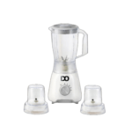 خلاط ايدو ، 600 واط، 1.5 لتر، 2مطحنة, BLGR600-WH - أبيض