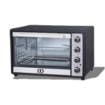 فرن كهربائي ايدو ,مزود بشواية، 2000 واط، 50 لتر، TO50SG-BK- فضي