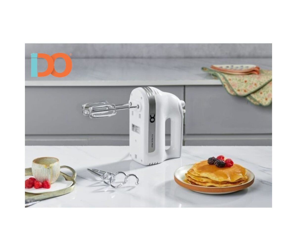 مضرب بيض IDO، 500 واط، HM500-WH-ابيض - Image 2