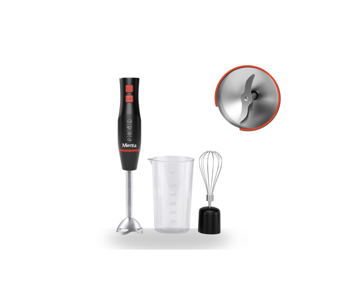 Mienta, Hand Blender, Vitesse - 450W, HB111938B- Black - Image 2