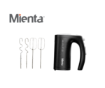 ⁦Mienta Delight Hand Mixer, 500 Watt, HM13729A -Black⁩ - الصورة ⁦2⁩