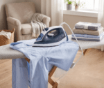 ⁦One Life, Steam Iron, 2400W, Ceramic Base, ST270R-White * Blue⁩ - الصورة ⁦3⁩