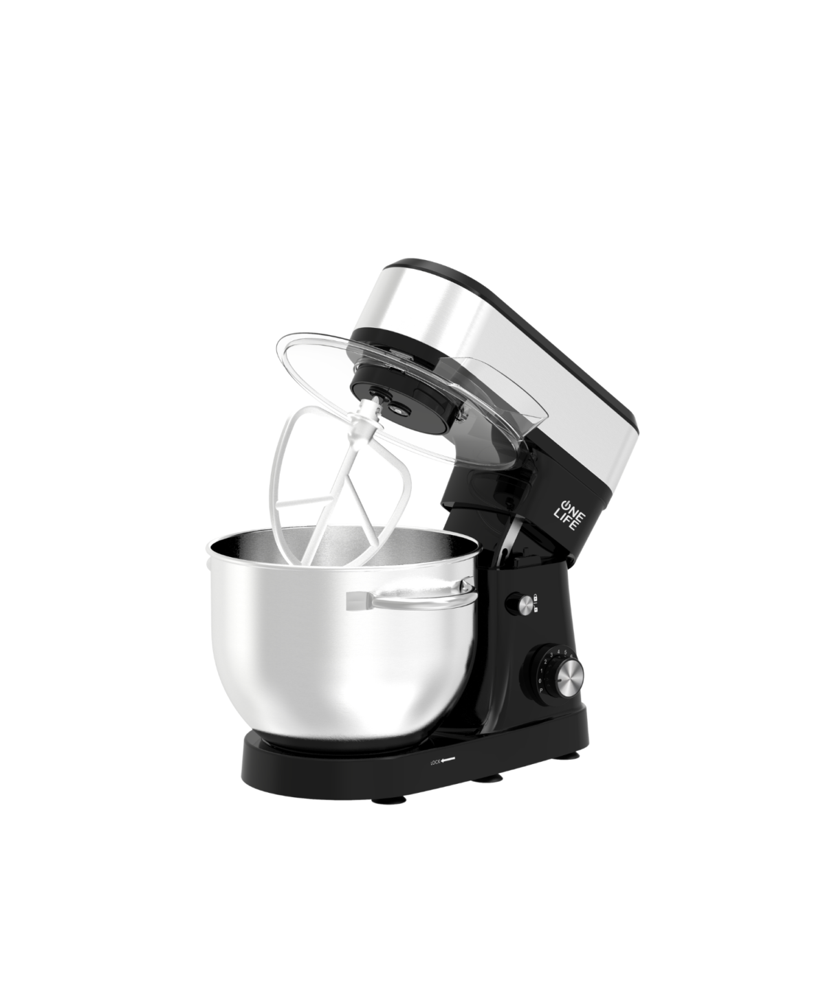 One Life Stand Mixer, 10-litres, 2000W,10 speed, KM10BK -Black - Image 2