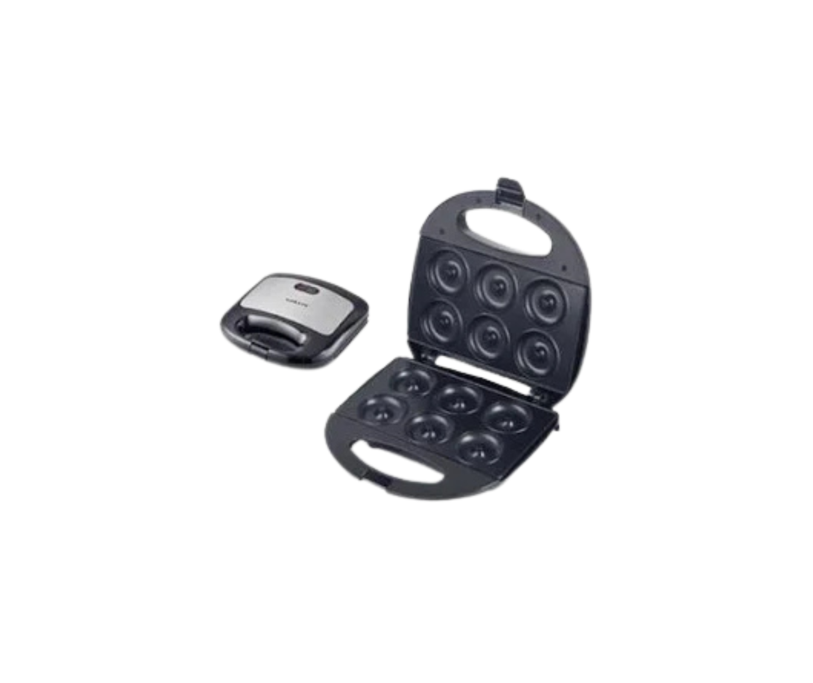 SOKANY 750W Donut Maker, SK-856- Black Silver amara onlinestore (1) ماكينة صنع الدونات سوكاني 750 واط، SK-856 - أسود فضي - الصورة 1