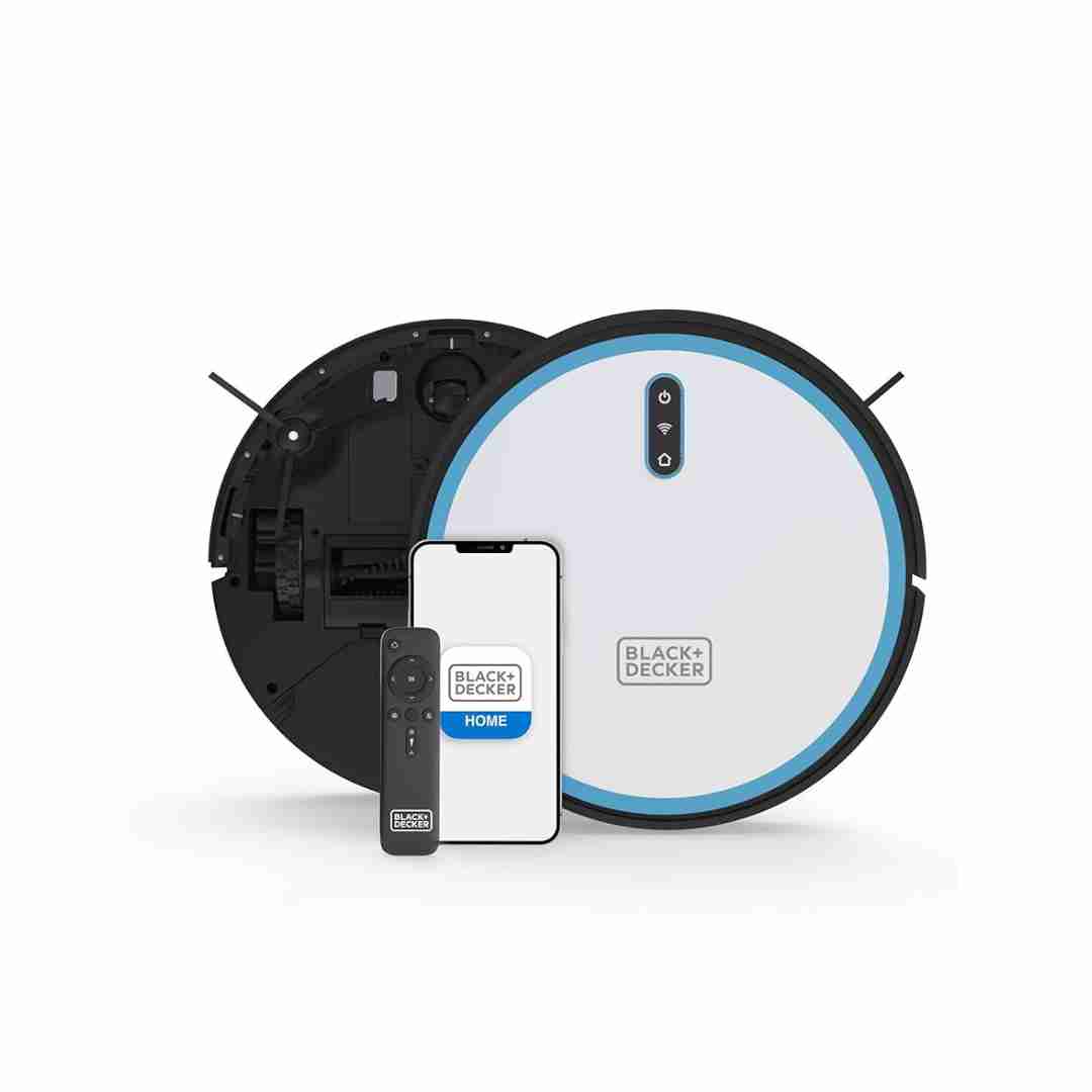 Black & Decker 2-in-1 Robotic Vacuum Cleaner and Mop BRVA425B10-B5- White (1)