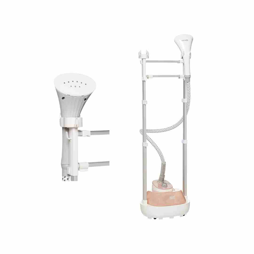 Black & Decker Garment Steamer 3 Levels 2000ml GSTM2050-White amara onlinestore