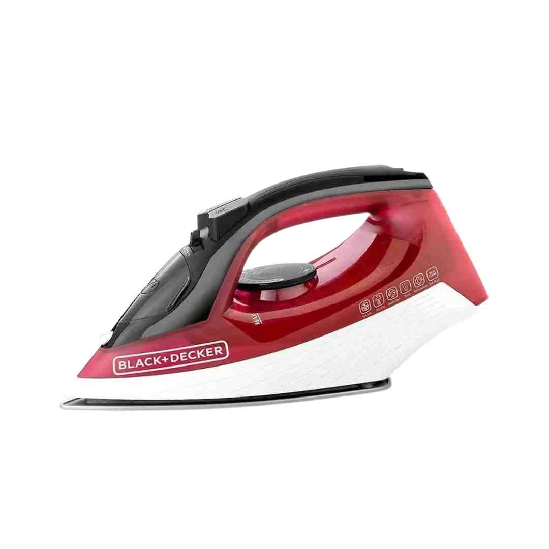 Black & Decker Steam Iron X1550-B5 1600 watt - Red amara onlinestore (4)