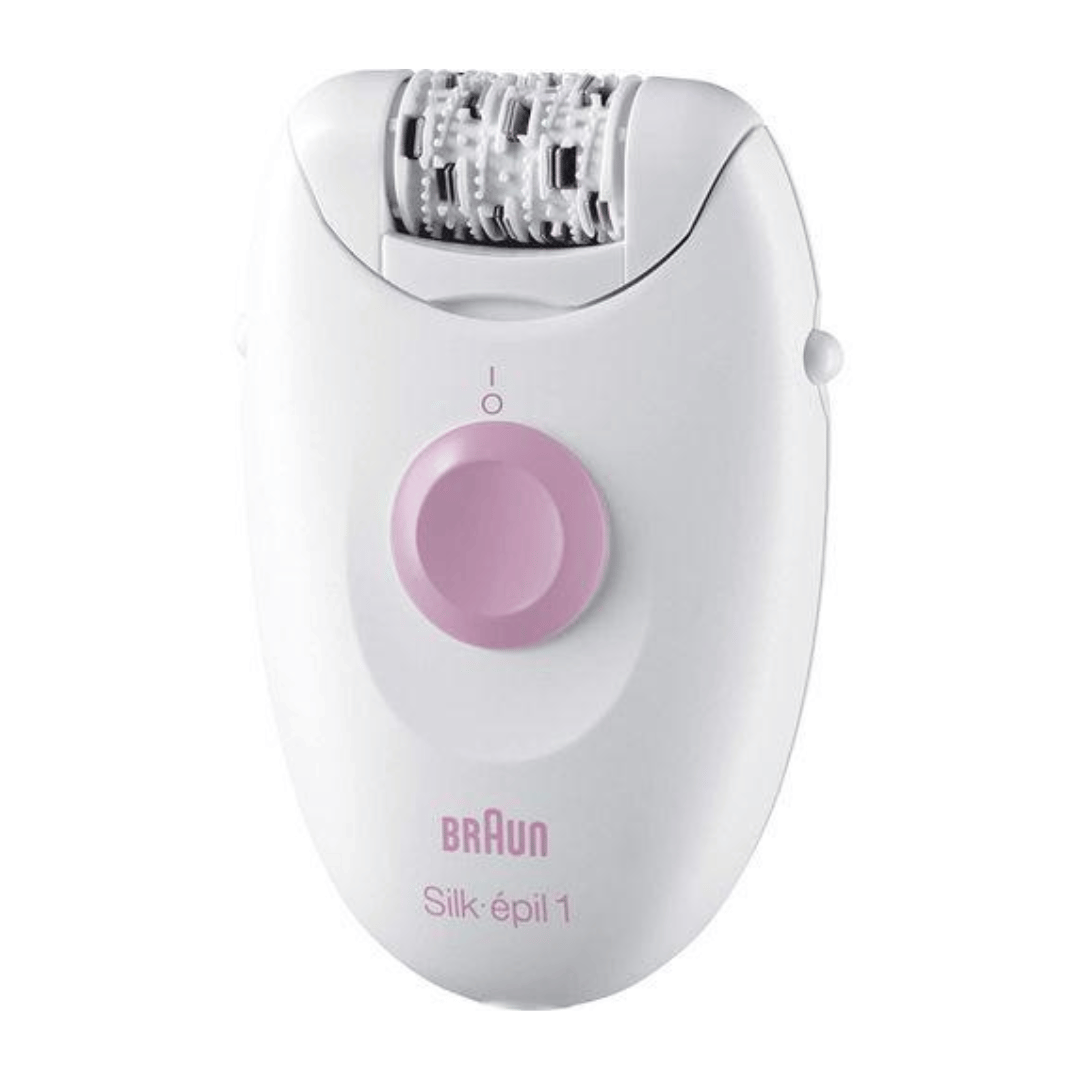 Braun Silk-épil 1 Epilator For Women - SE1 1170 WhitePink - Amara