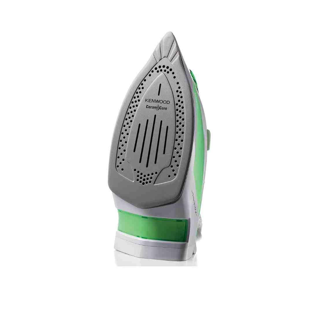 Kenwood Steam Iron 2600Watt Ceramic Base STP70.000WG - White Green- amara onlinestore