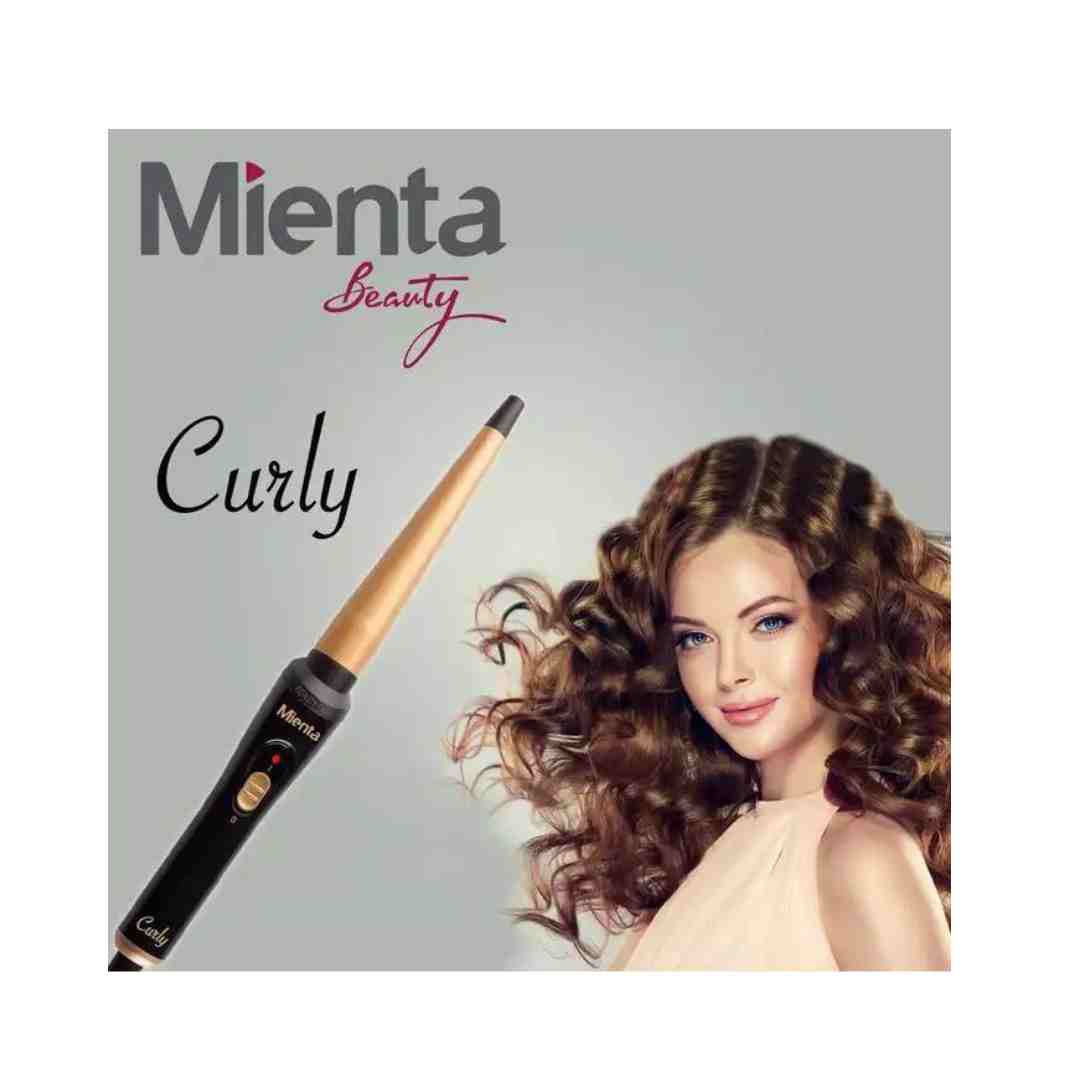Mienta Curly Hair Iron CI33106A Gold Black amara onlinestore