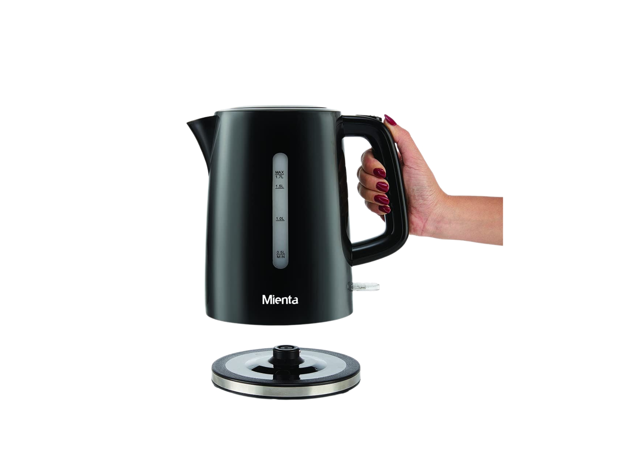 Mienta Quartz Electric Kettle 1.7 Liters 2150 watt EK201620A- Black amara onlinestore (1)