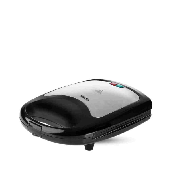 Mienta Sandwich and Waffle Maker 1200 Watt SM27609A- Silver Black