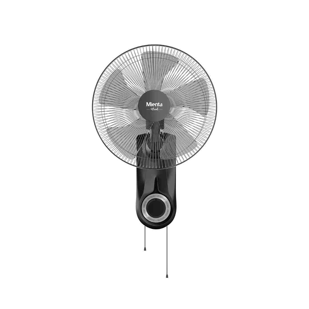 _Mienta Wall Fan Wind 18 Inch -WF50138A-Black amara onlinestore