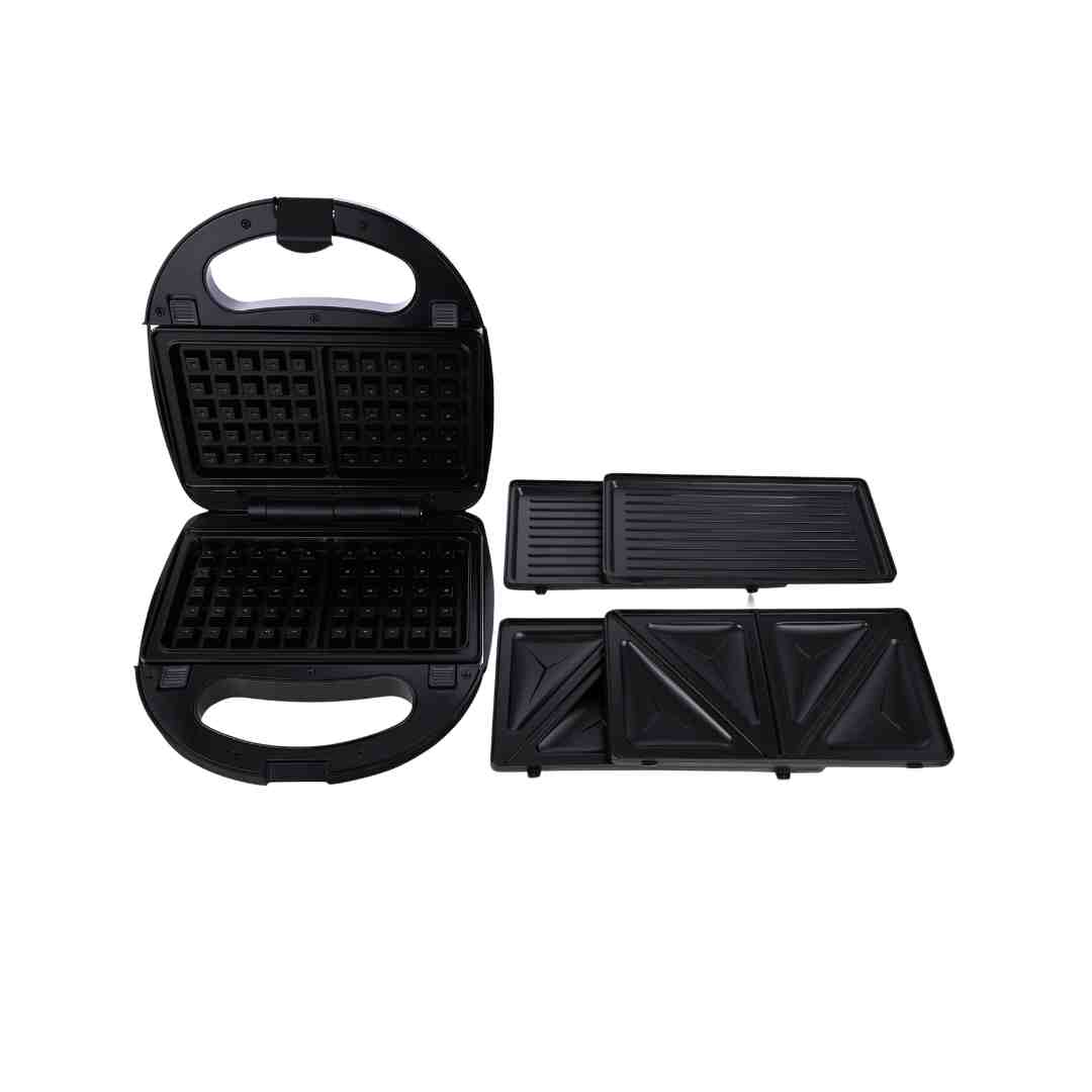 One Life Sandwich Maker Waffle Grill SM33SI- 800 Watt-Stainless amara onlinestore (4)
