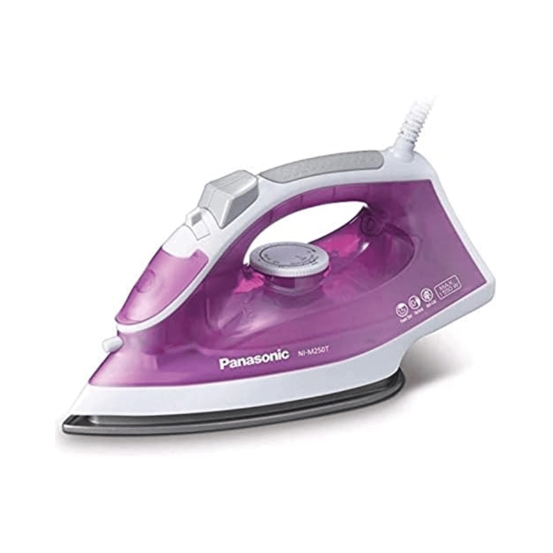 Panasonic Steam Iron 1800 Watt White Purple NI-M300T-International Warranty - amara