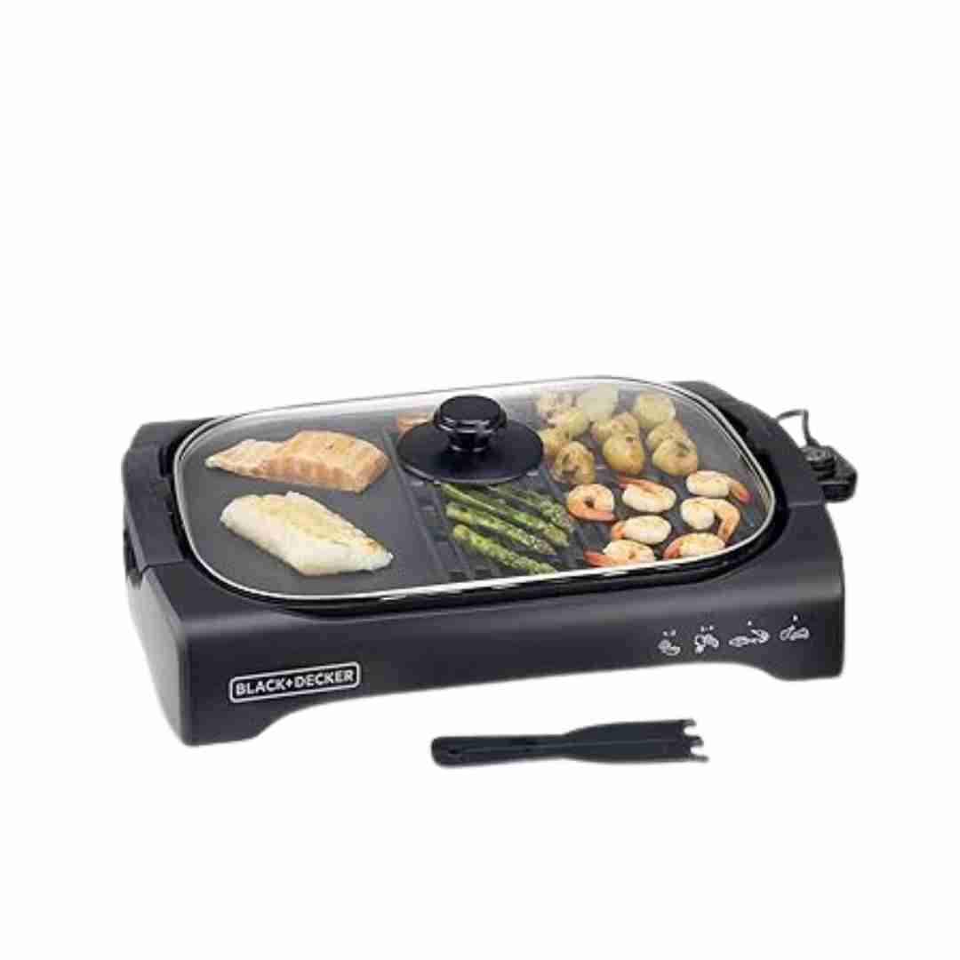 •Black & Decker Electric Grill 2200 Watt LGM70- Black amara onlinestore (1)