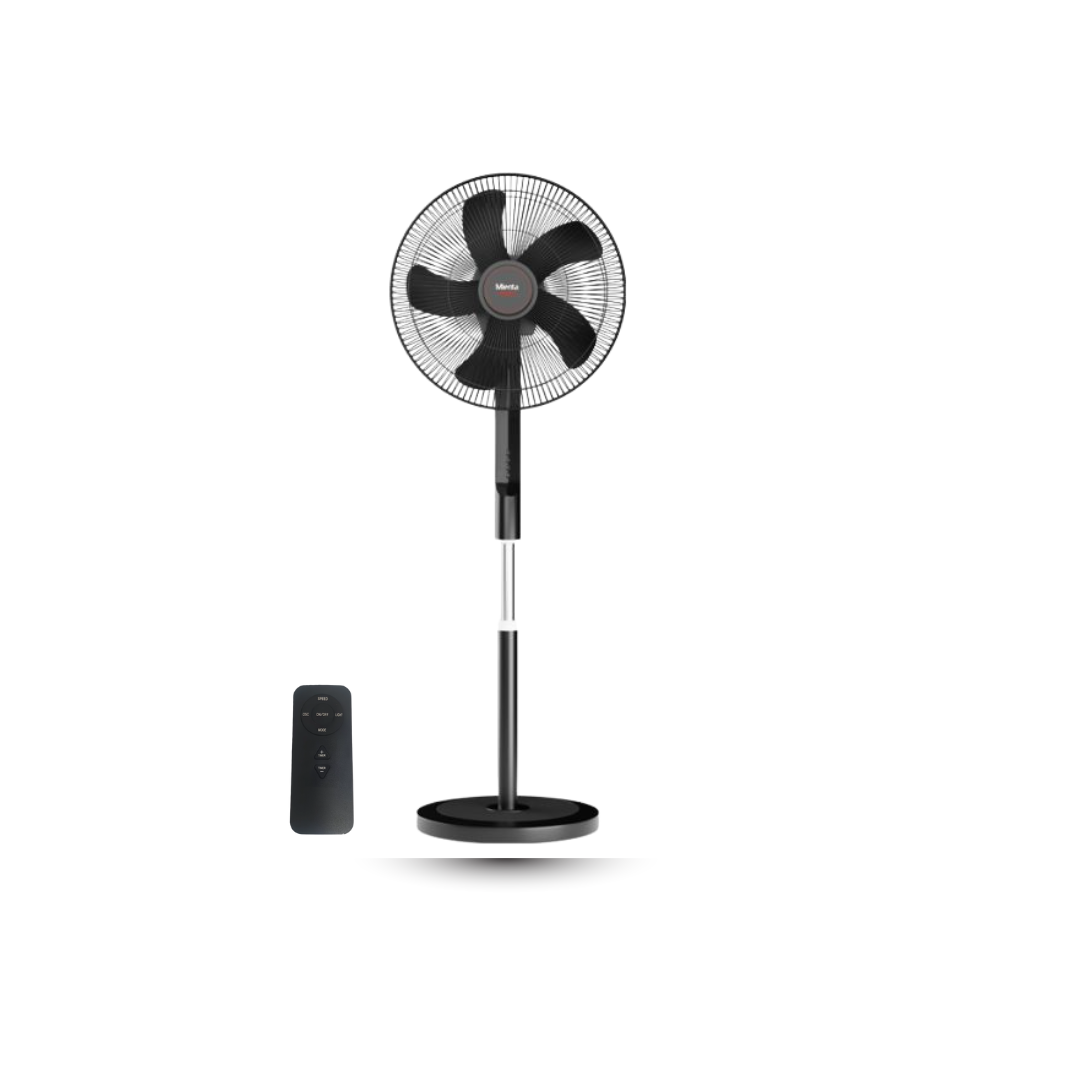 Mienta Stand Fan Storm 18 inch with Remote- SF351238A - Black amara onlinestore