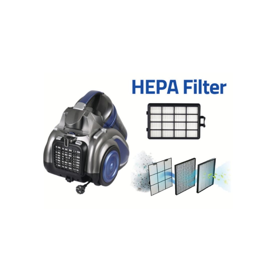 One Life vacuum bagless Cyclonic VC20B- 2200W- HEPA filter-Blue amara onlinestore (2)
