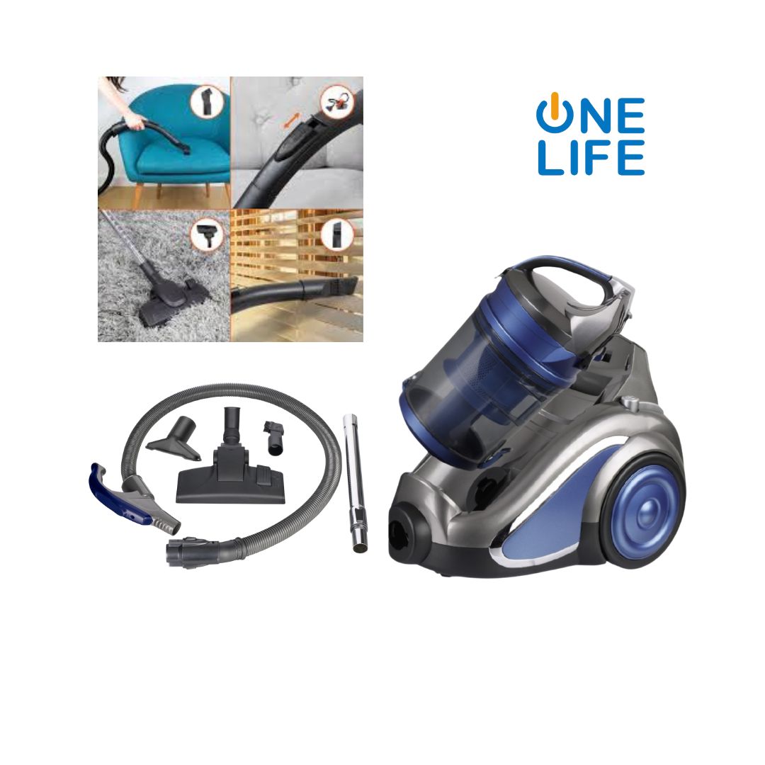 One Life vacuum bagless Cyclonic VC20B- 2200W- HEPA filter-Blue amara onlinestore (3)