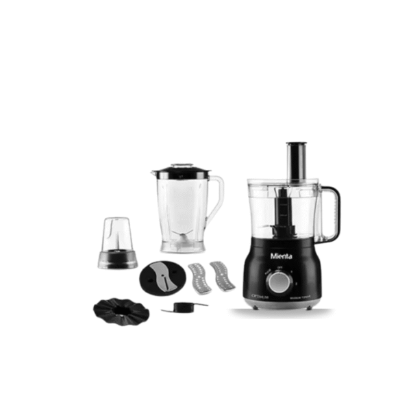 Mienta Food Processor 1000 Watt -28 Functions-FP141535A-Black
