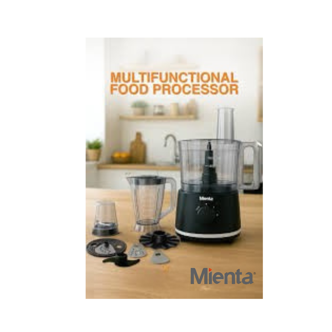 Mienta Mille Food Processor 1000 Watt -28 Functions-FP141535A-Black amara onlinestore