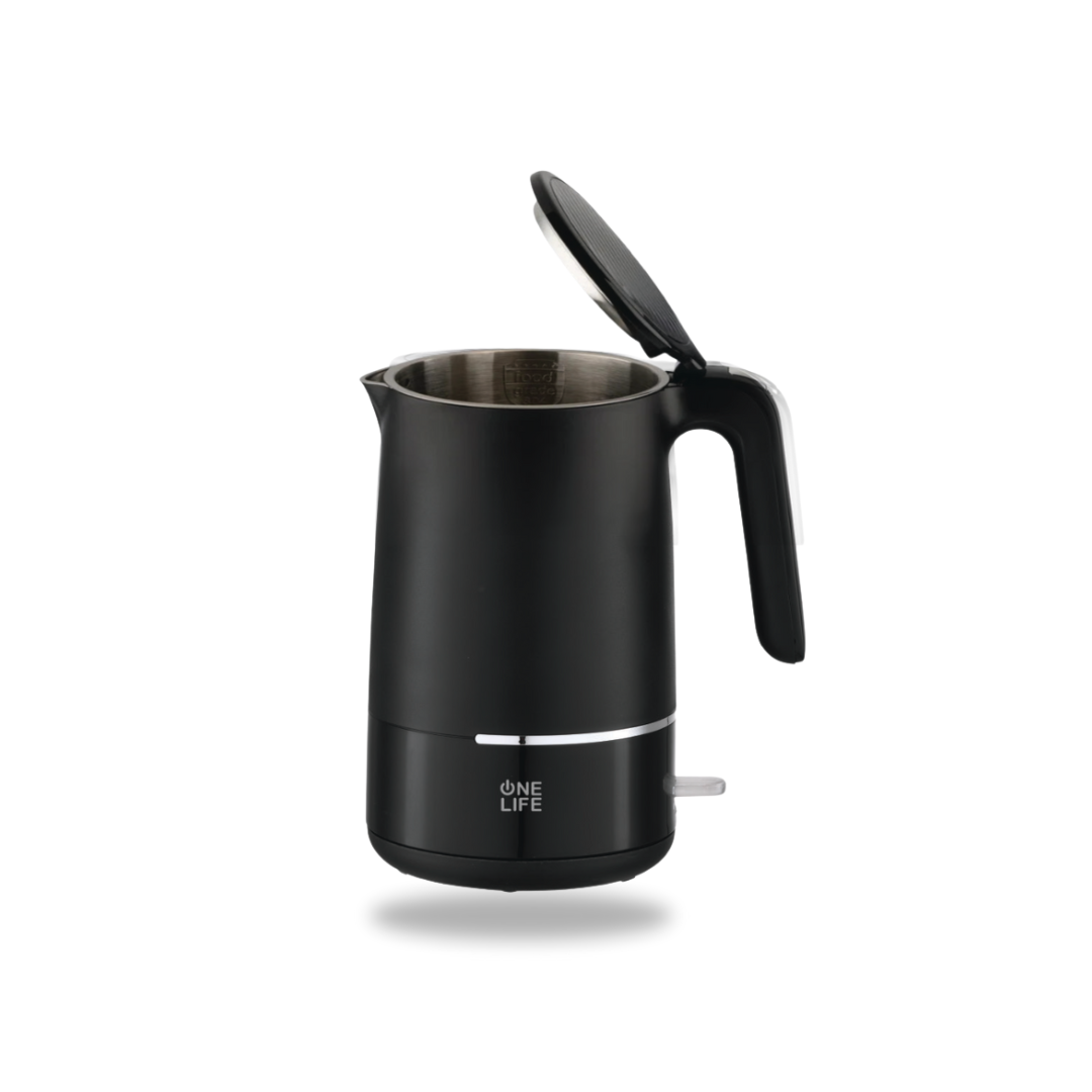 One Life Kettle EKM80BK Double-Wall Construction 1.7L 2200W - Black amara onlinestore (1)