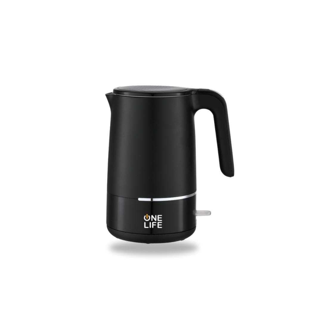 One Life Kettle EKM80BK Double-Wall Construction 1.7L 2200W - Black amara onlinestore
