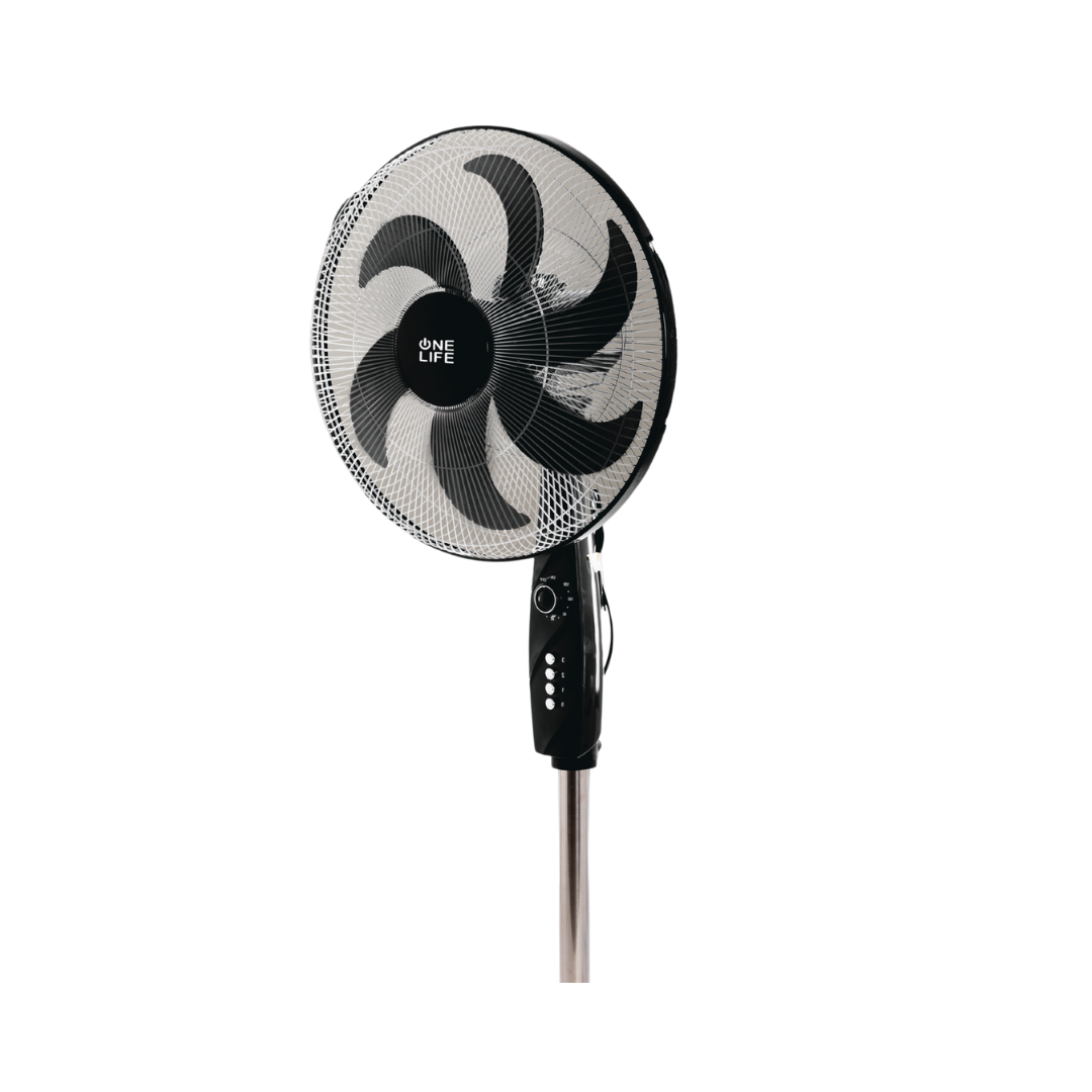 One Life Stand Fan 18 Inch 6 Blades -SF318B-Black amara onlinestore (2)