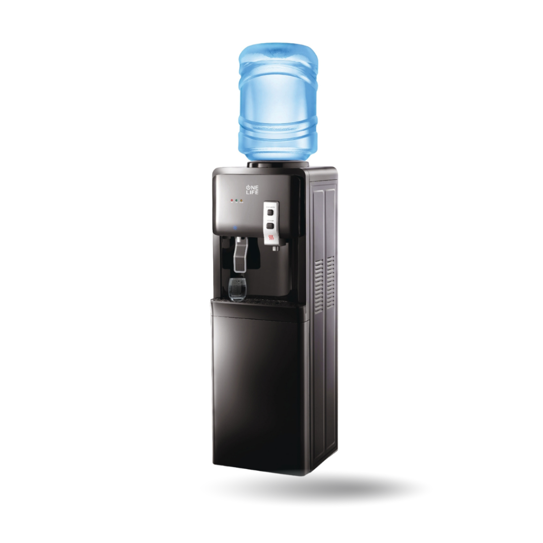One Life Water Dispenser 2 Taps Hot-Cold- WD17S-B- Black- gray amara onlinestore